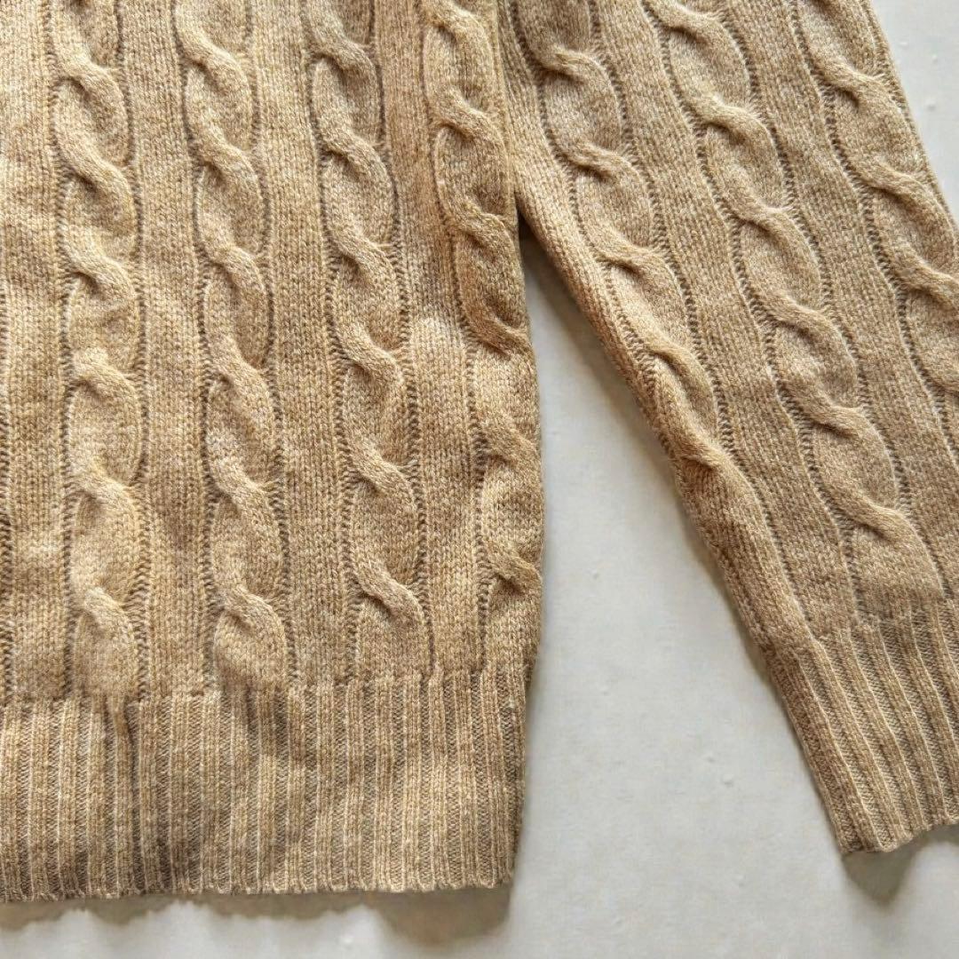 2024年製　ラルフローレン ケーブルニット ウール×カシミヤ ユニセックス可