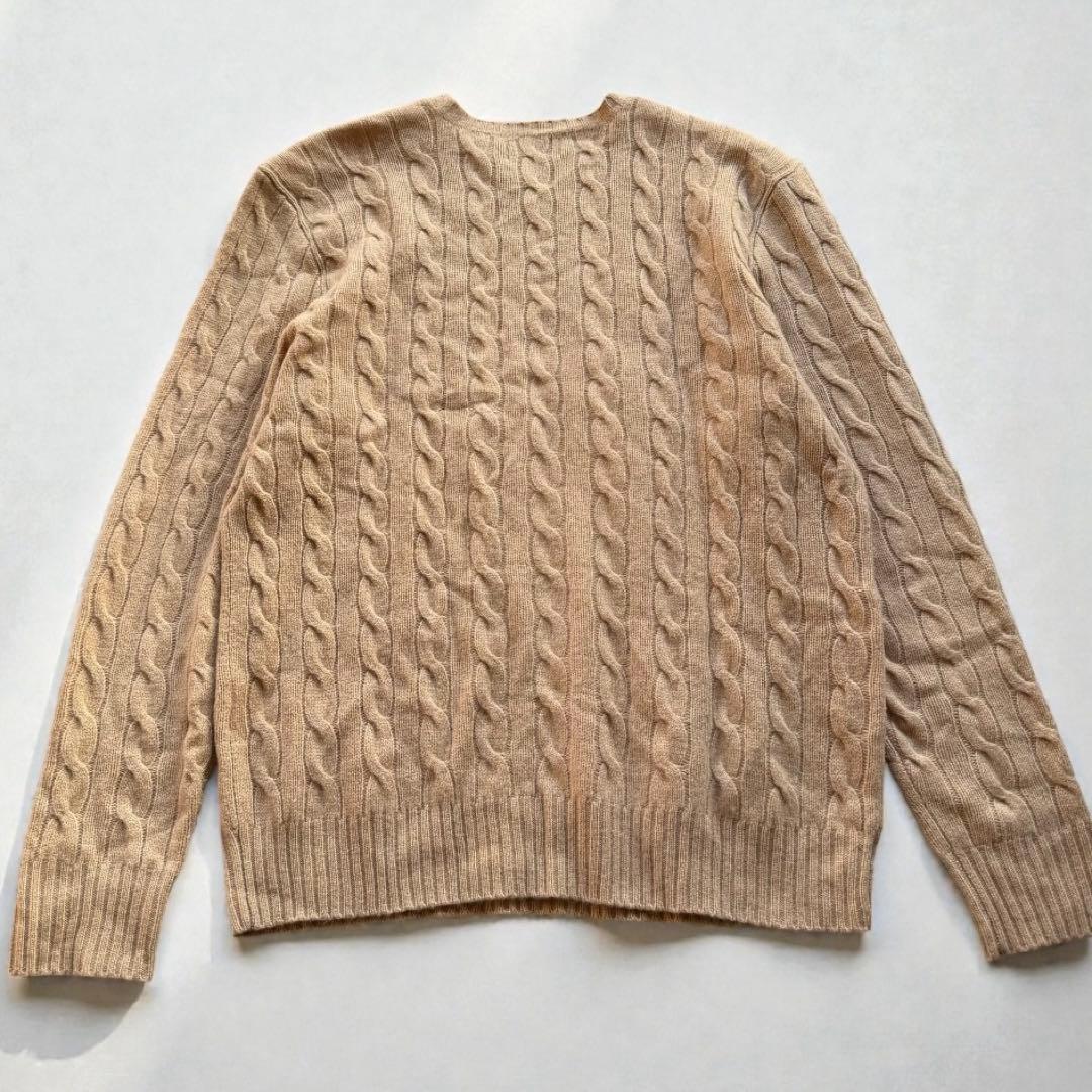 2024年製　ラルフローレン ケーブルニット ウール×カシミヤ ユニセックス可
