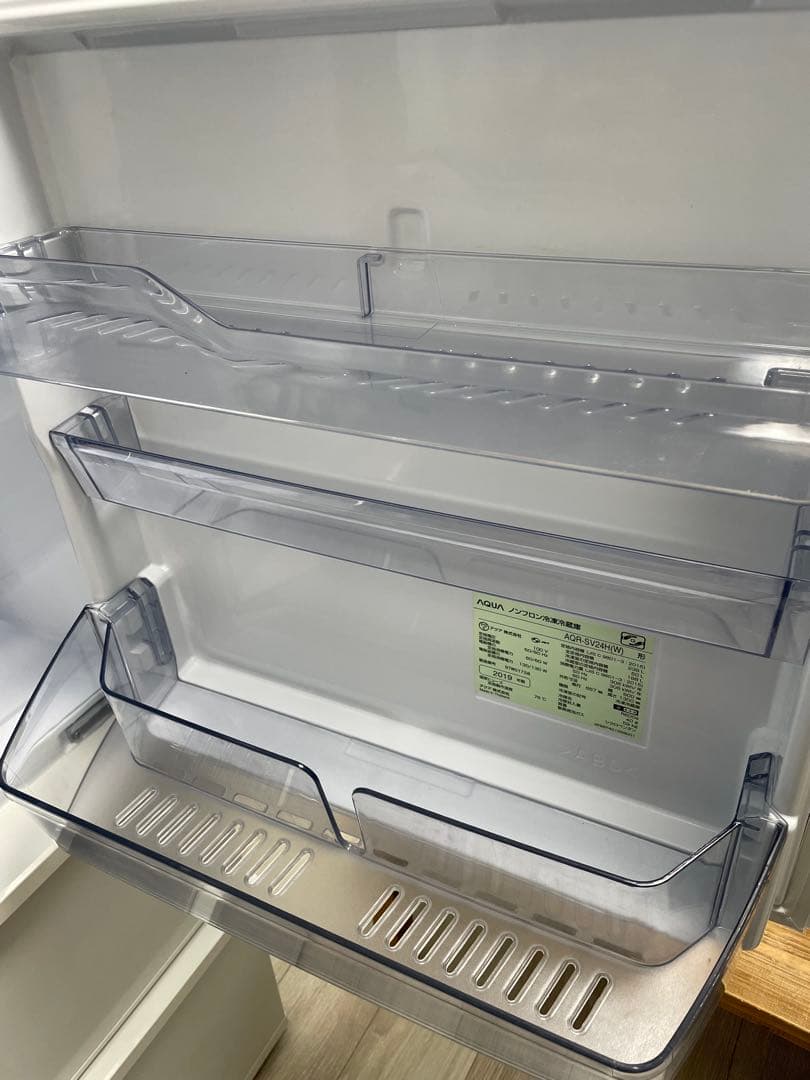中古 AQUA AQR-SV24HBK(W) 2019年製 238L ホワイト