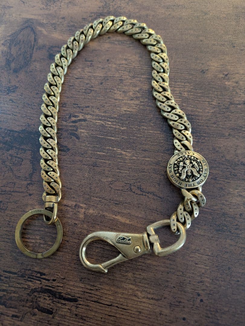 CALEE キャリー 真鍮 ウォレットチェーン