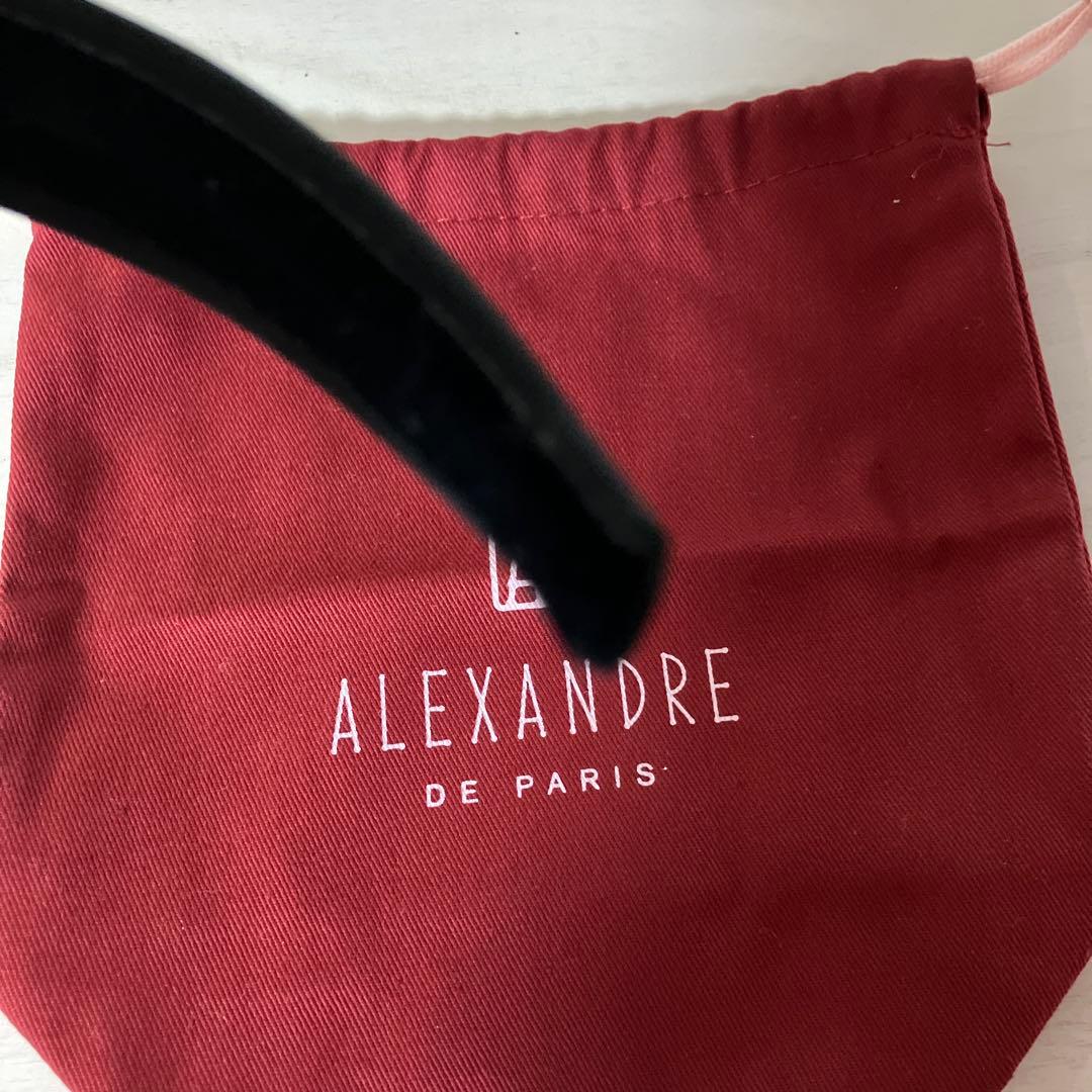 ALEXANDRE DE PARIS 黒ヘアバンド