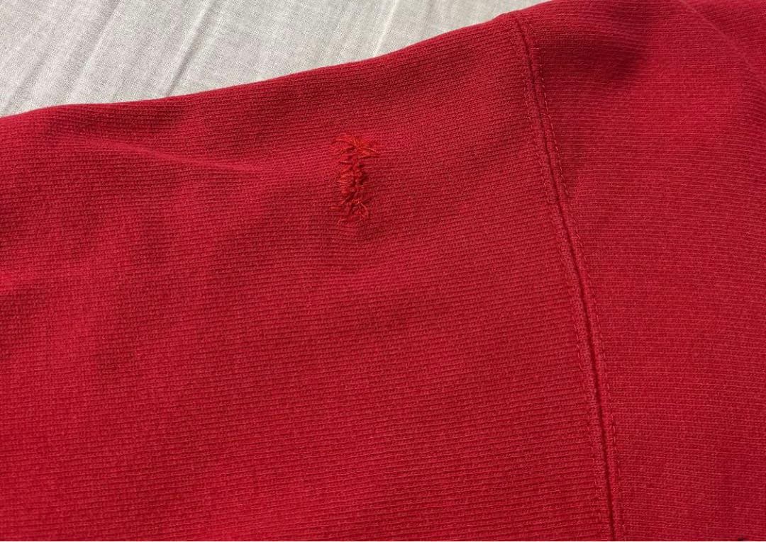 80s IOWA チャンピオン　リバースウィーブ Champion 赤　2段