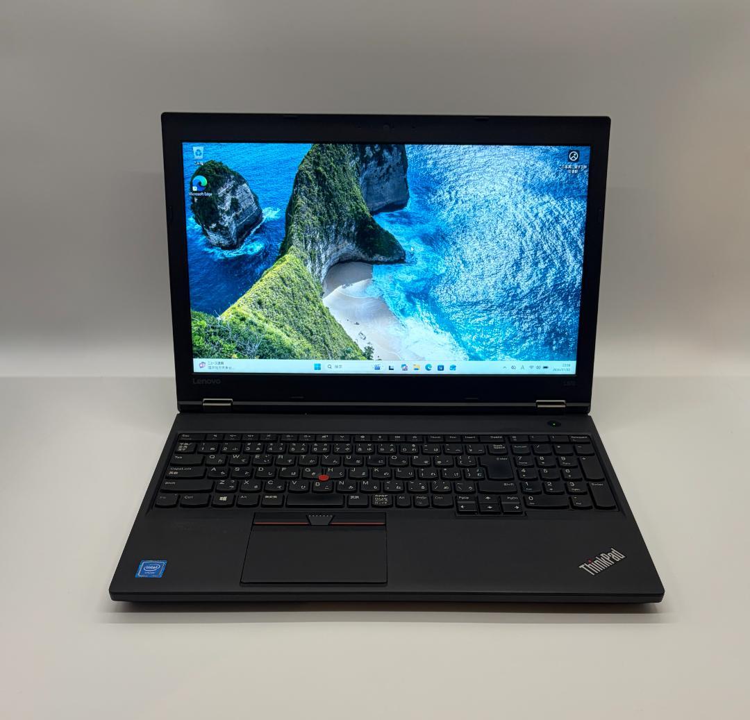 Windowsノート本体 Lenovo Thinkpad L570 12GB/256GB SSD, DVD
