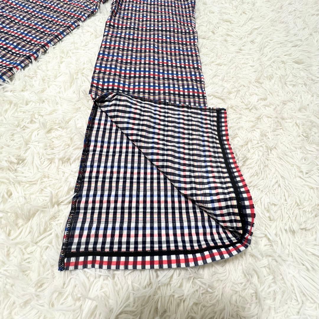 極美品✨nagonstans 水陸両用 TIANA チェックパンツ 38