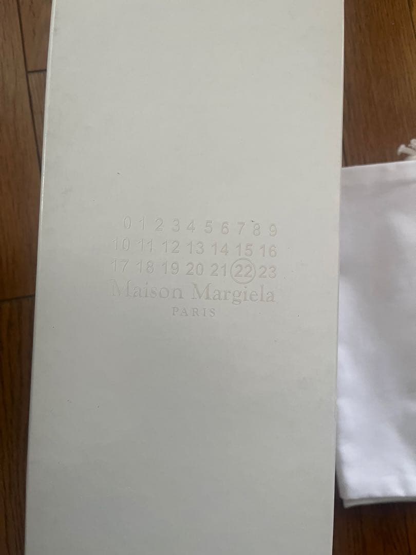 Maison Margiela ブラック トングサンダル 41