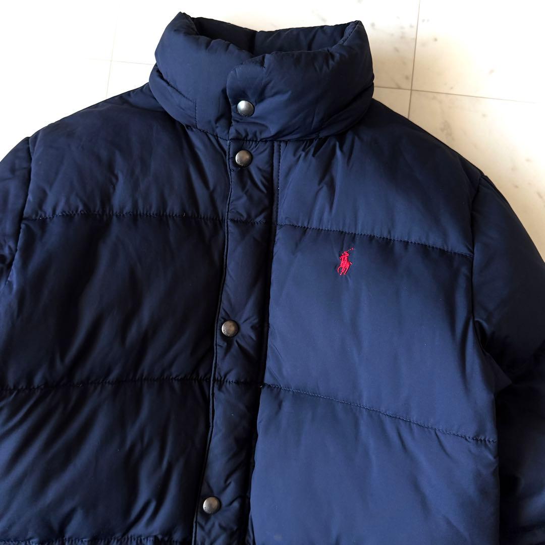 人気 ポロラルフローレン メンズダウンジャケット ネイビー XL
