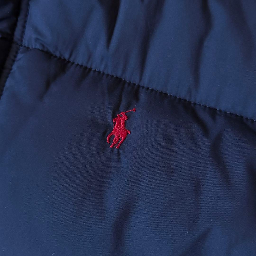 人気 ポロラルフローレン メンズダウンジャケット ネイビー XL