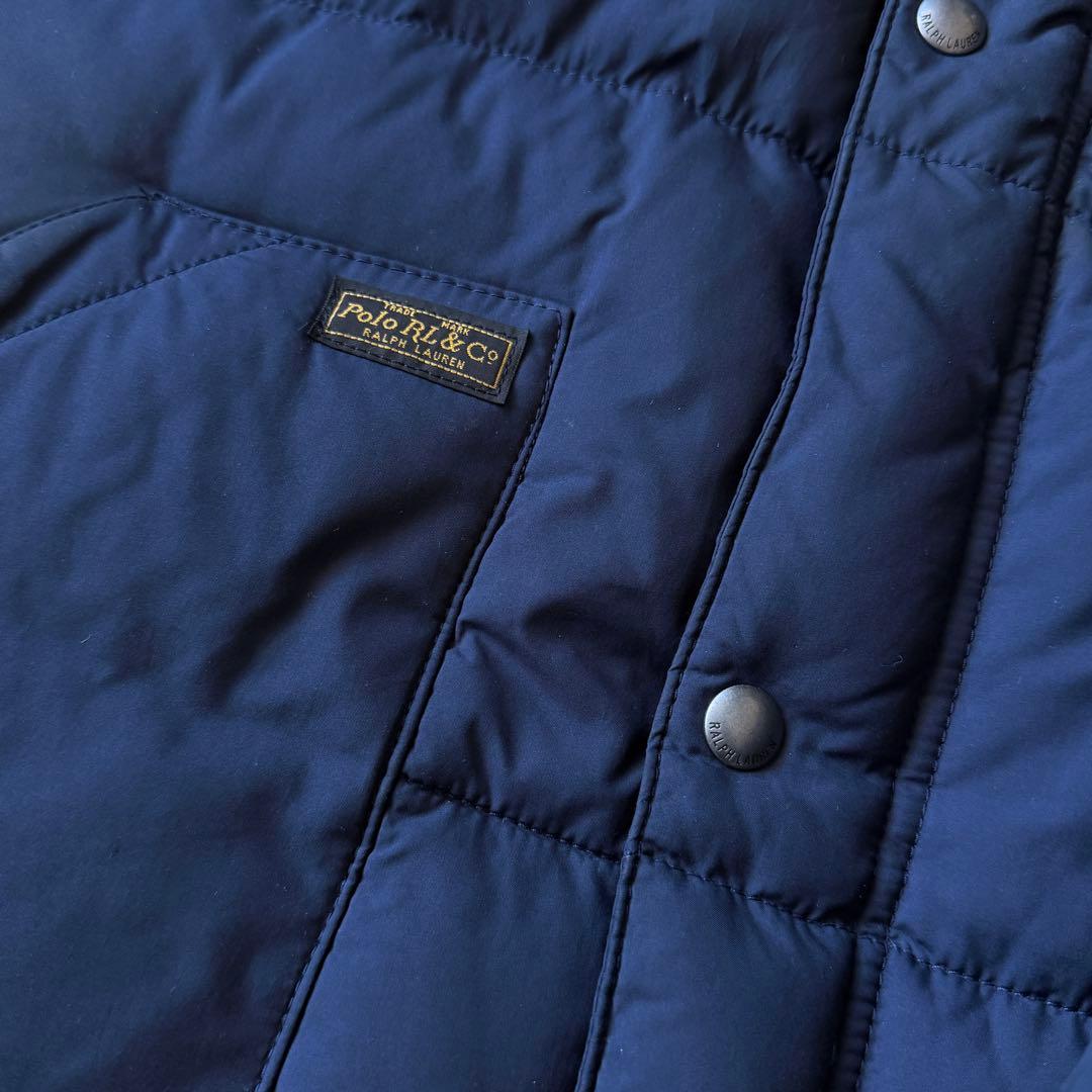 人気 ポロラルフローレン メンズダウンジャケット ネイビー XL