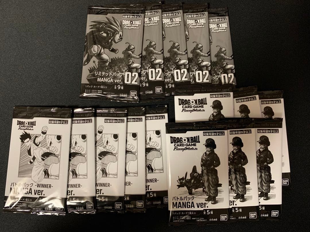 リミテッドパック02 、バトルパック WINNER MANGA ver 5パック