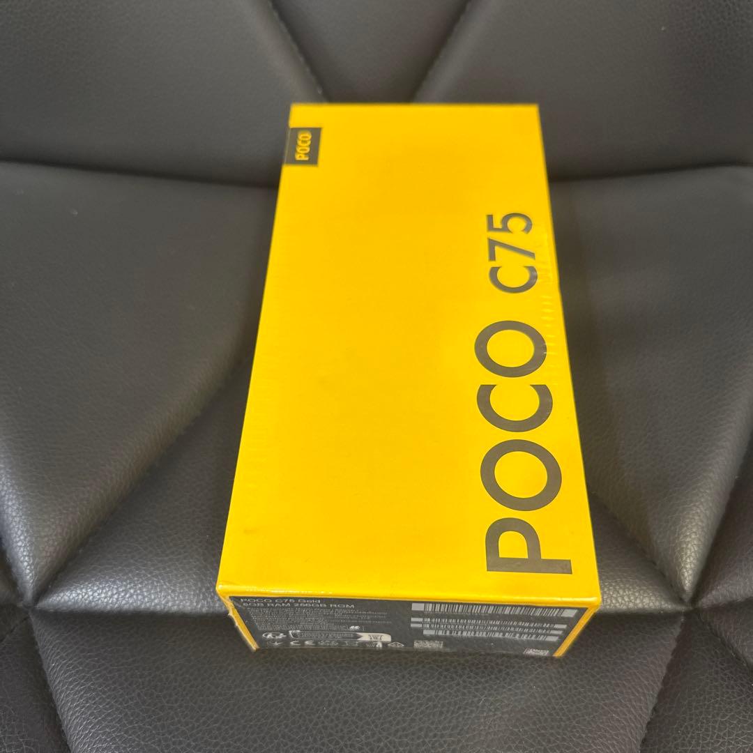 スマートフォン本体 POCO C75 Gold 8GB RAM 256GB ROM