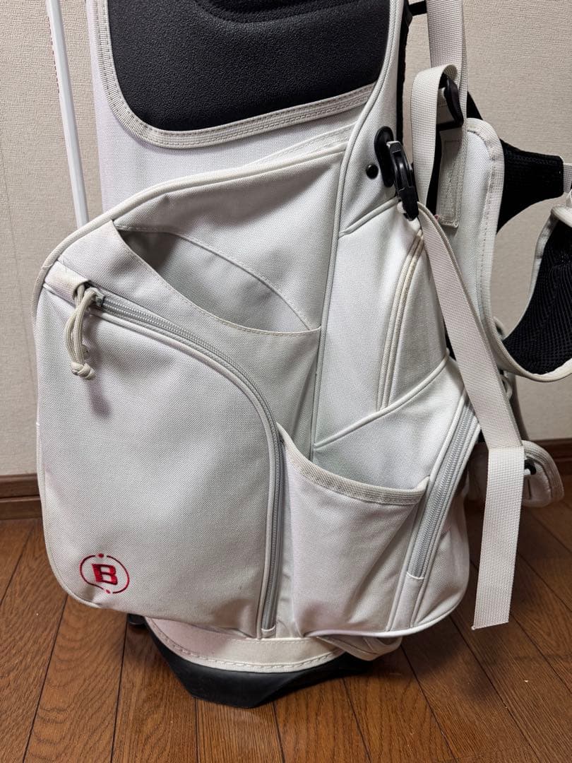 BRIEFING ホワイト キャディバッグ