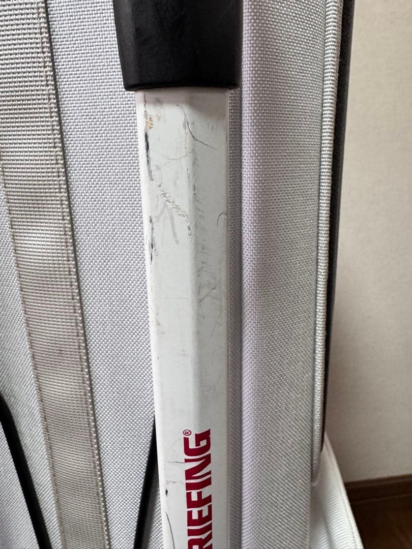 BRIEFING ホワイト キャディバッグ