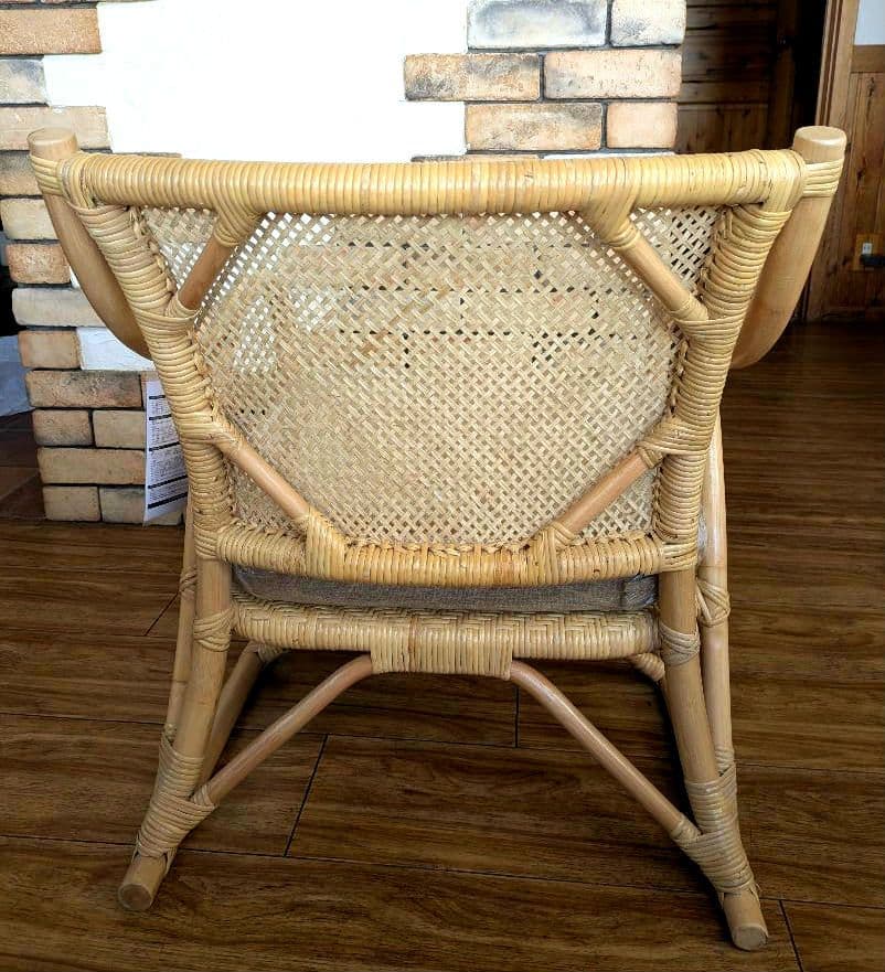 新品　サンフラワーラタン　パーソナルチェア C201KA ブラウン キムラ