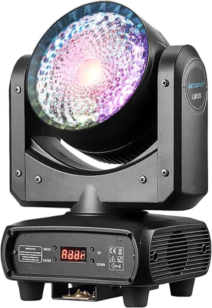 ステージライト　舞台照明　120W DMX512 23CH 音声連動 多色変更