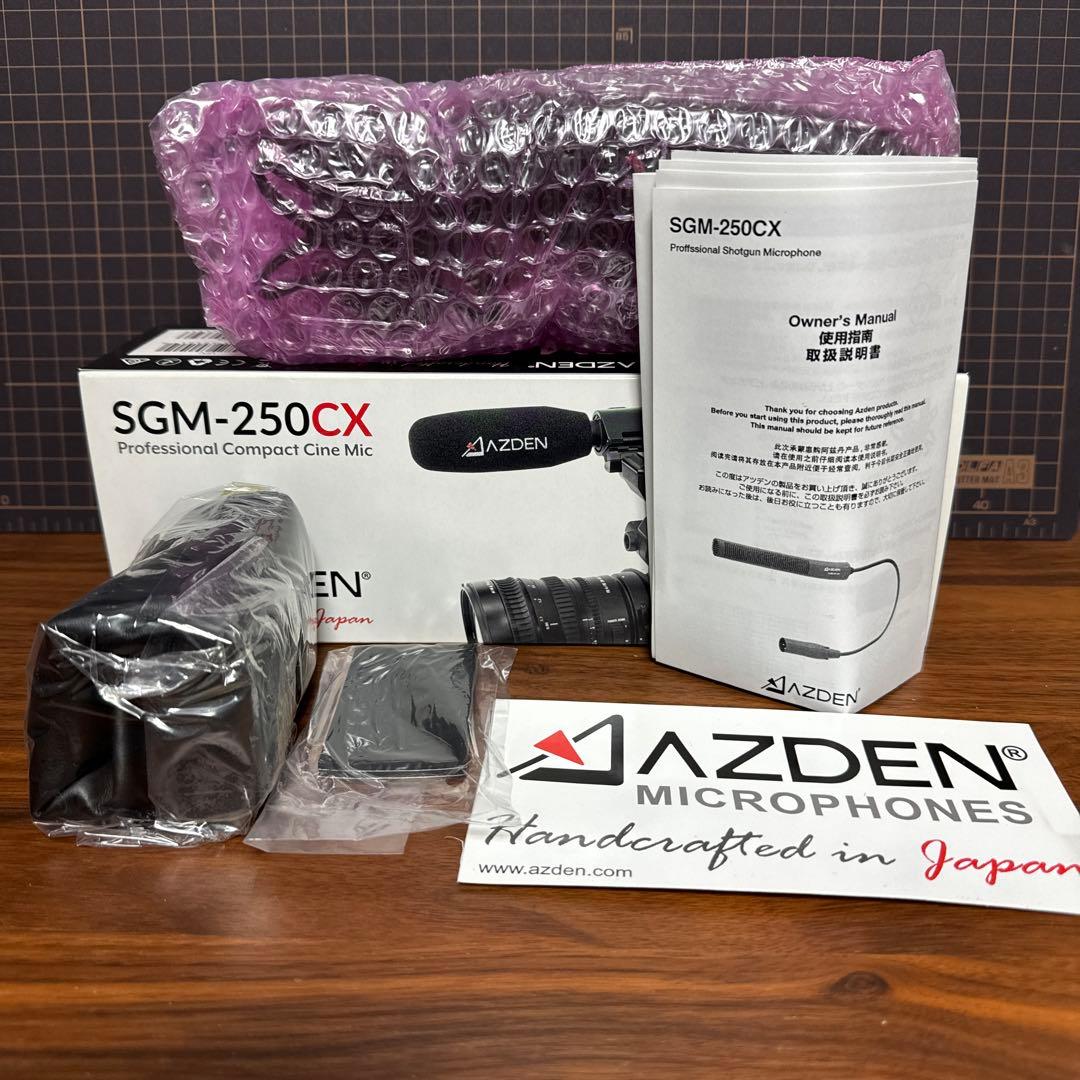（未使用品）カメラマイク　アツデン　AZDEN SGM-250CX