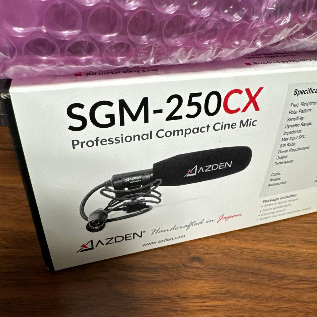 （未使用品）カメラマイク　アツデン　AZDEN SGM-250CX