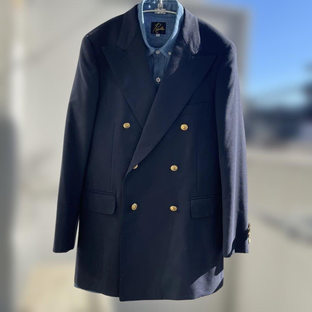 【名品】Polo by Ralph Lauren ダブルジャケット 紺ブレ