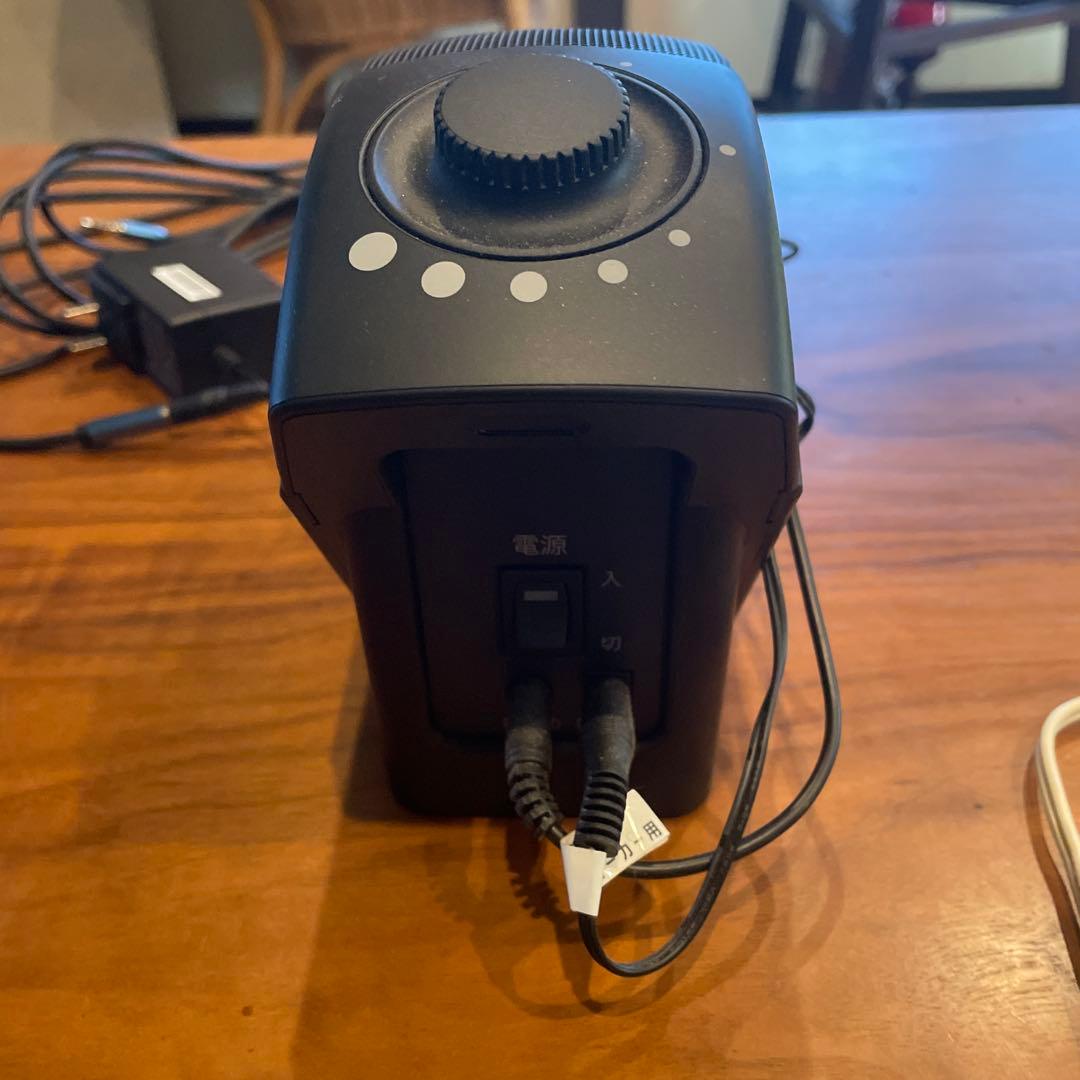 ミライスピーカーに電動肩叩きをお付けして