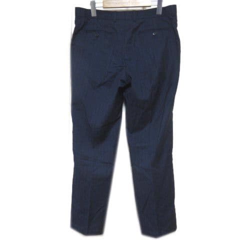 【セットアップ】Paul Smith カノニコ生地 ウール ストライプ ネイビー