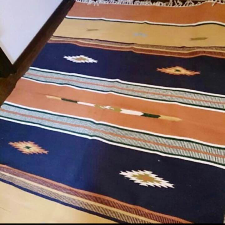 ネイティブ柄 ラグマット