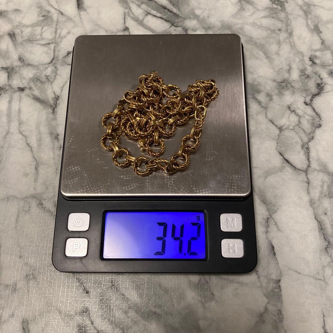 遺品整理　K18刻印　ネックレス　48cm