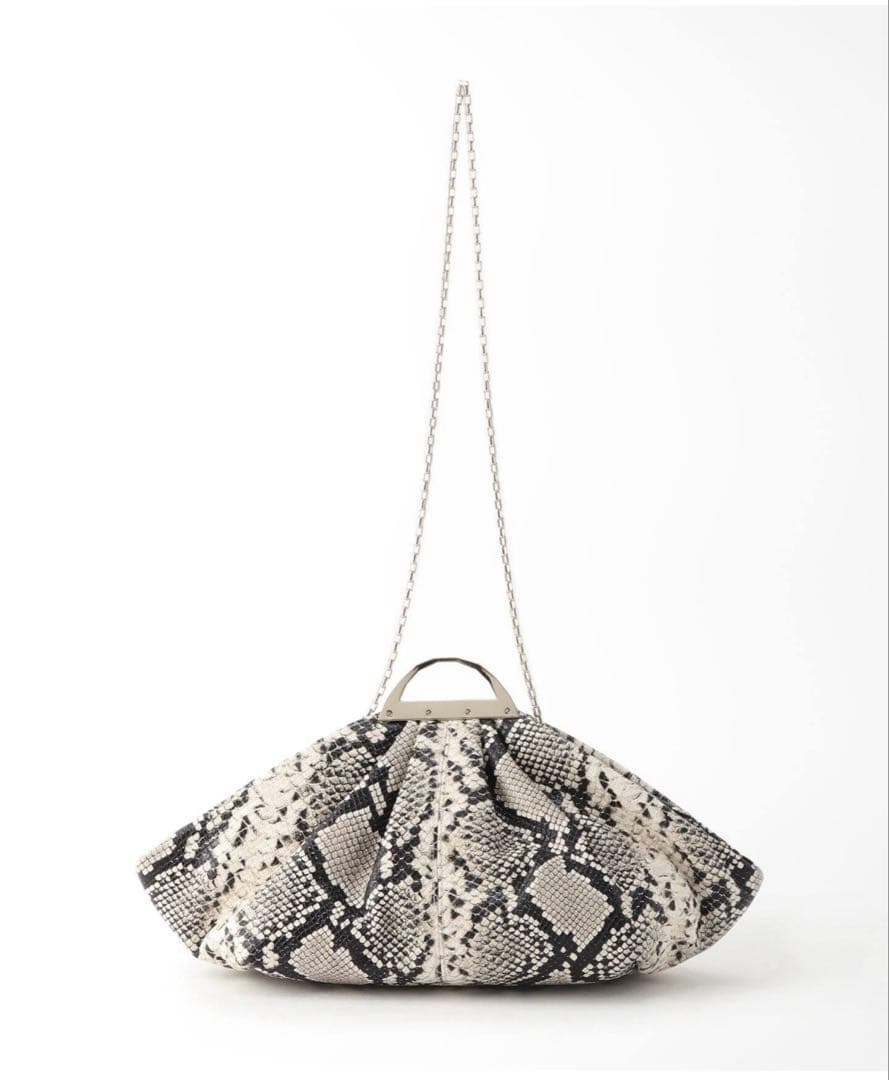 【最終】新品未使用】THE VOLON パイソン柄クラッチバッグ