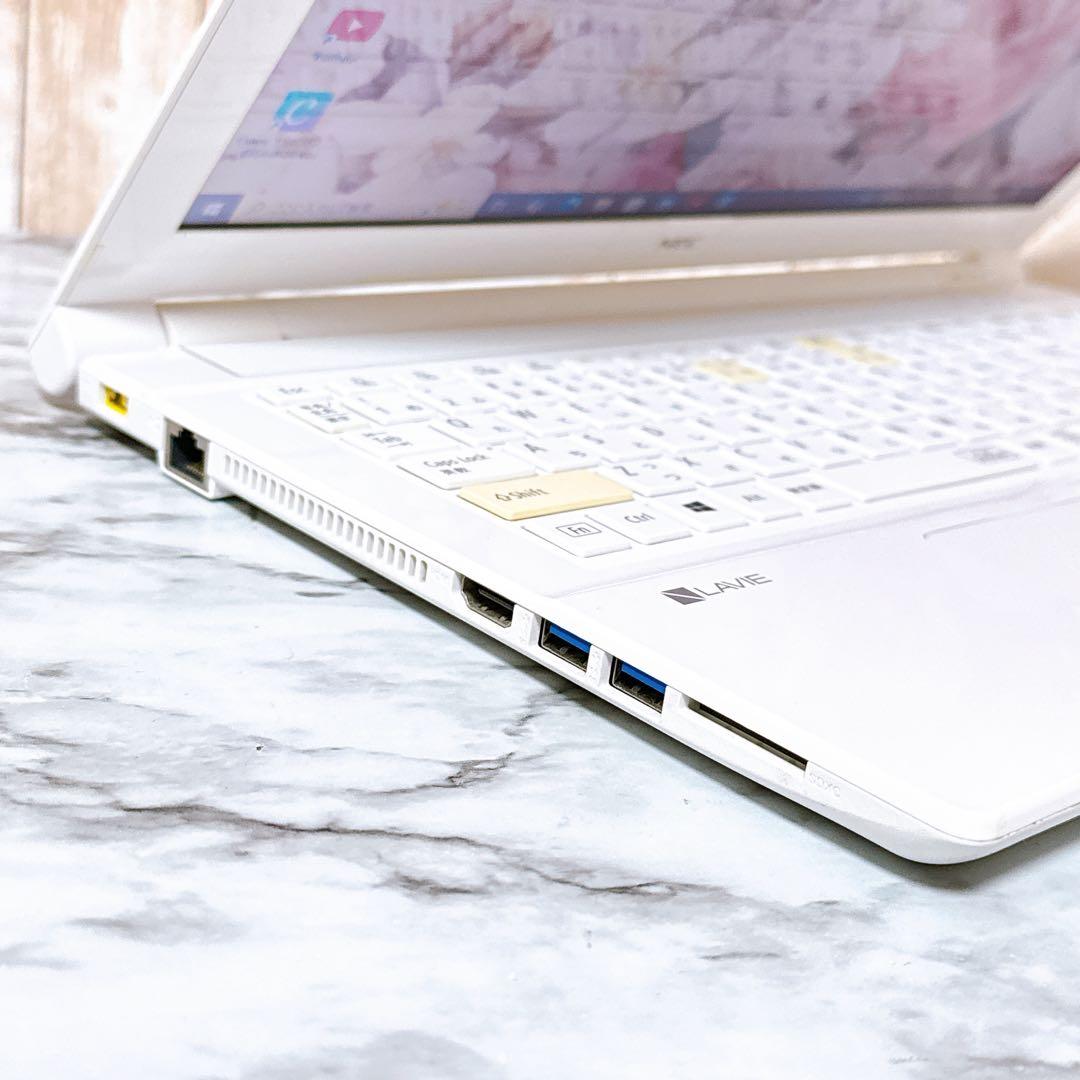 1台限定✨すぐ使える薄型パソコンPC✨爆速SSD/メモリ8GB✨カメラ付き