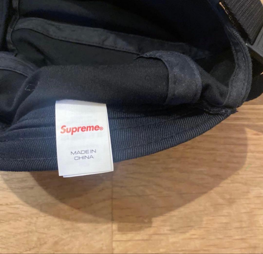 Supreme Arabic Label Camp Cap 黒 ブラック