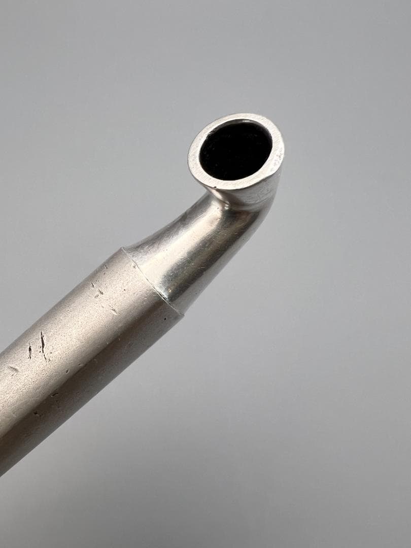 【海】レア　銀煙管　キセル　純銀刻印　手彫　銀細工　アンティーク　重量約87g