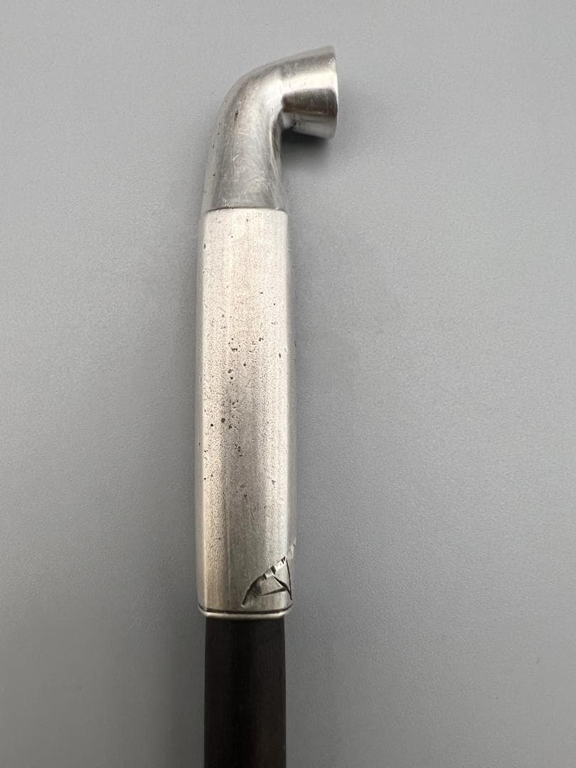 【海】レア　銀煙管　キセル　純銀刻印　手彫　銀細工　アンティーク　重量約87g