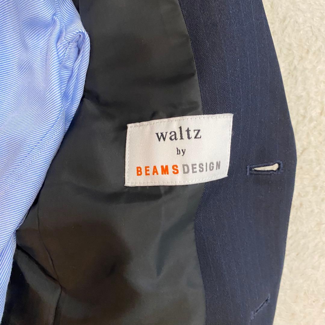 【美品】ビームスデザイン　フォーマルスーツ セットアップ ネイビー 120 4点