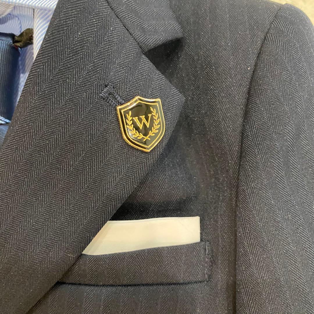 【美品】ビームスデザイン　フォーマルスーツ セットアップ ネイビー 120 4点