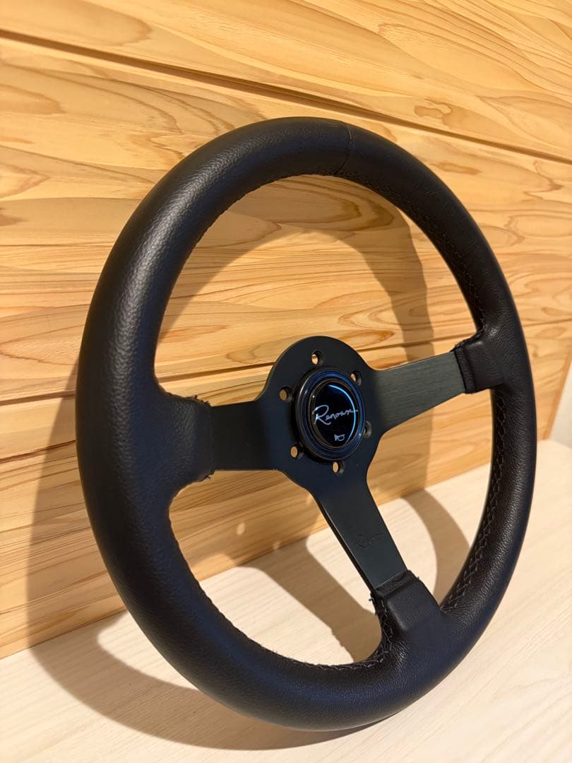 レナウン ステアリング ブラック