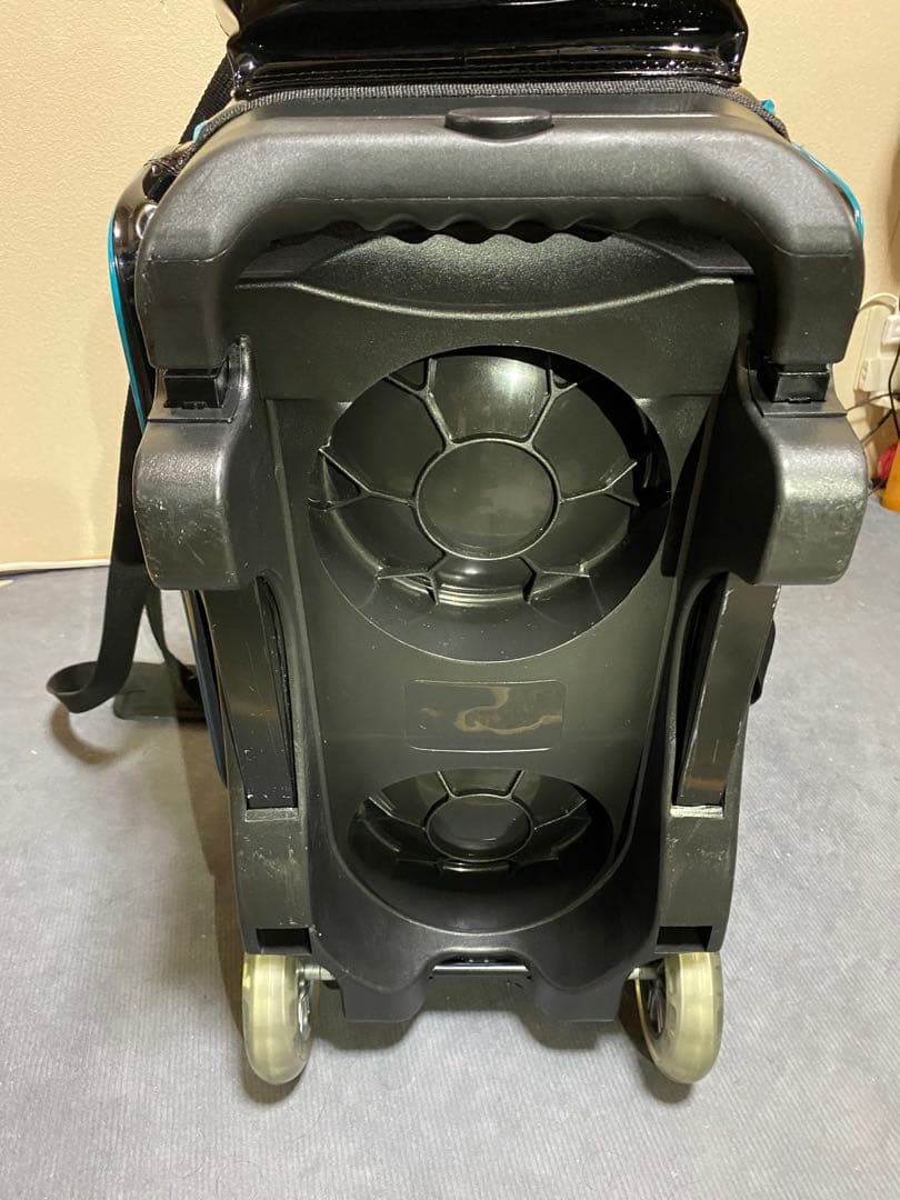 ボウリングバッグ2個用 シューズその他収納ポケット多数