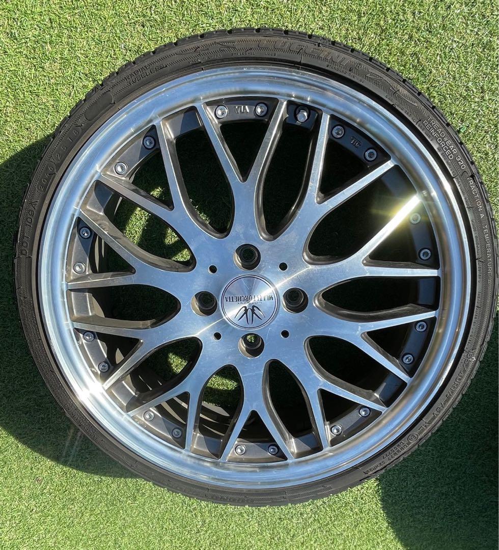 ひできちさん専用☆MULTI FORCHETTA 17インチ ホイールセット