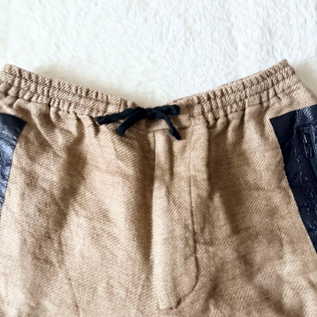 5560 希少✨ ドリスヴァンノッテン ショートパンツ 44 バイカラー リネン