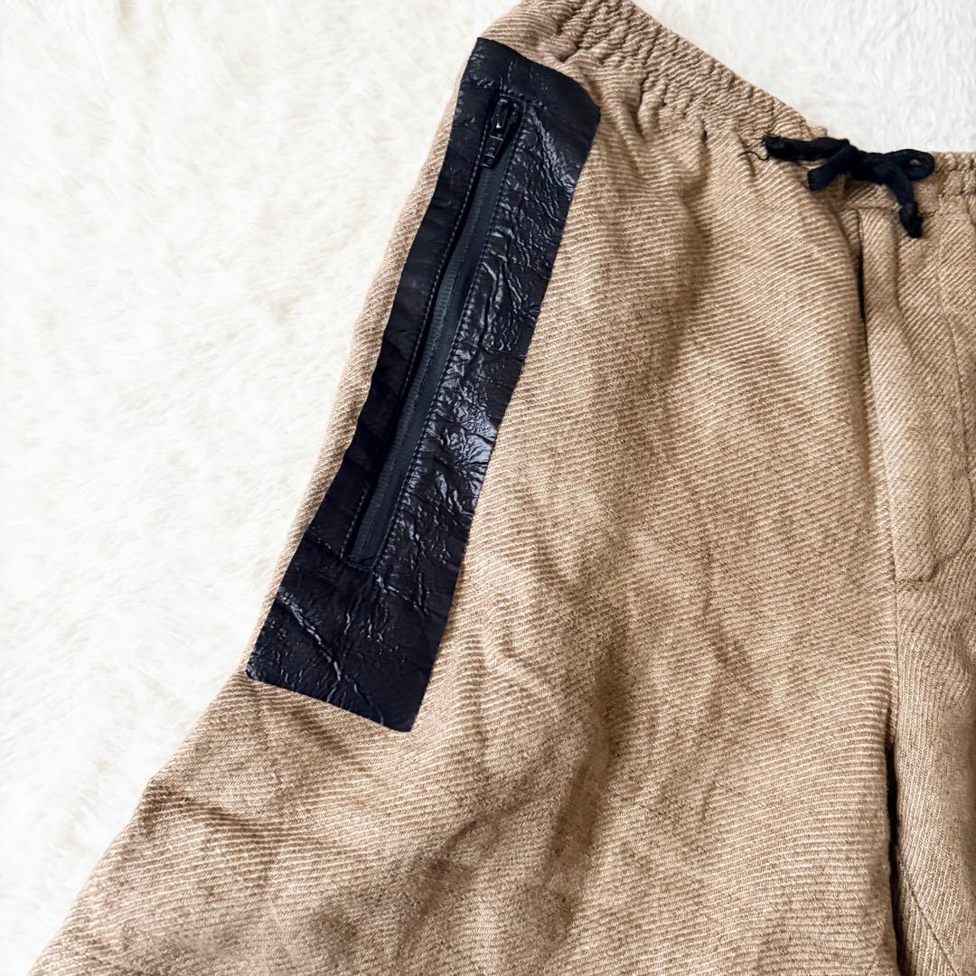 5560 希少✨ ドリスヴァンノッテン ショートパンツ 44 バイカラー リネン