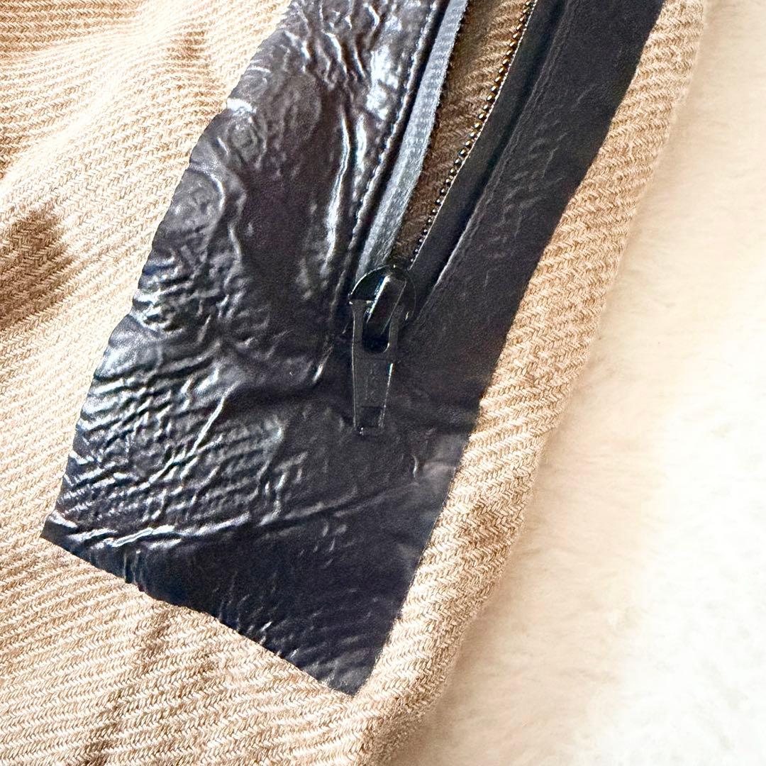 5560 希少✨ ドリスヴァンノッテン ショートパンツ 44 バイカラー リネン