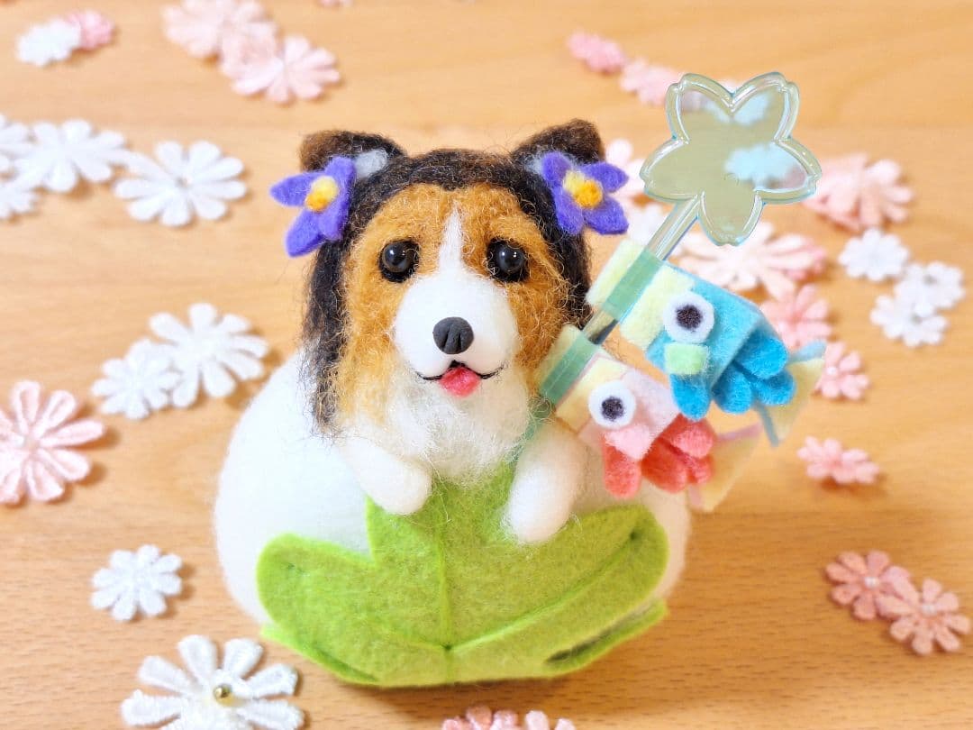 みーたん♪ 羊毛フェルト オーダー 愛犬 シェルティー ☆