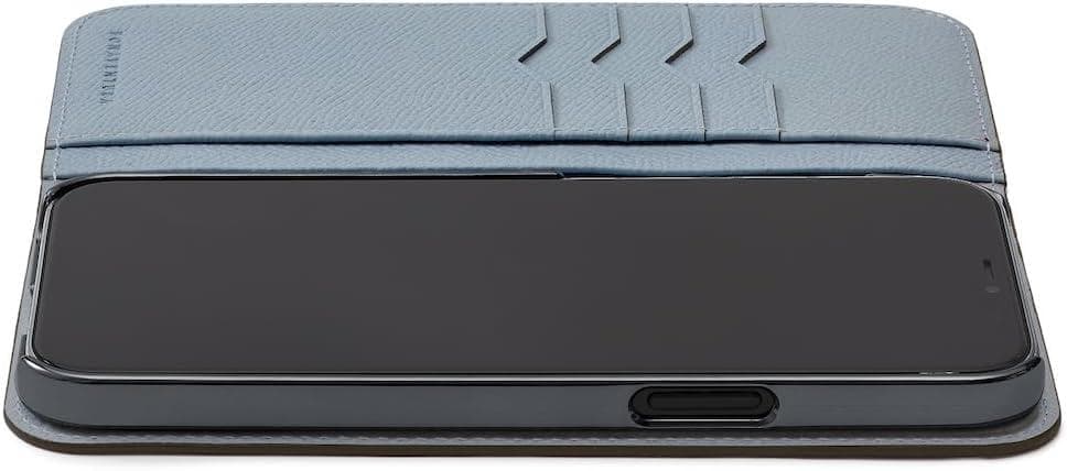 【ボナベンチュラ】ダイアリーケースiPhone 14 Pro Max,ブルーリン