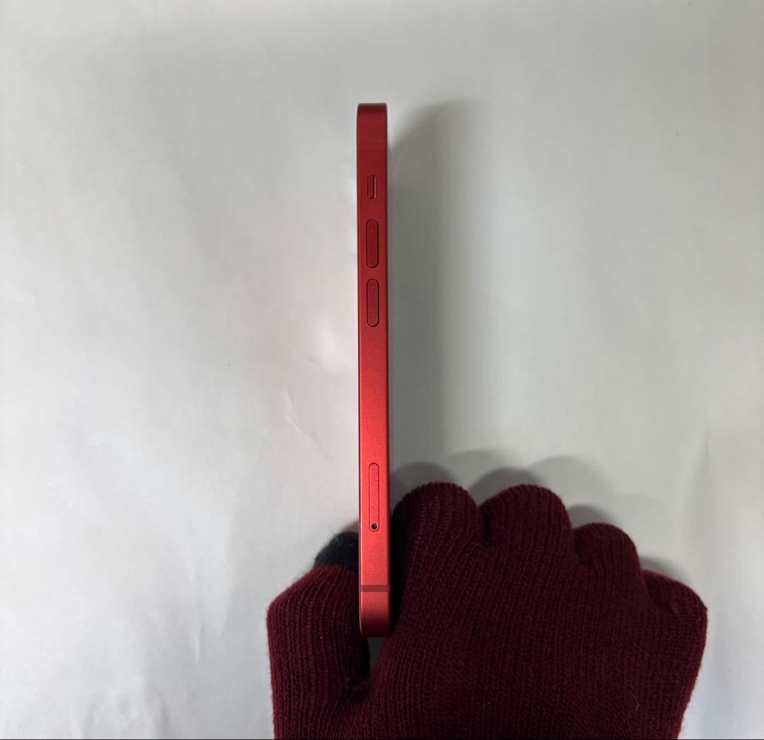 iPhone12mini 128GBレッドSIMフリー美品 電池74%カメラ不調