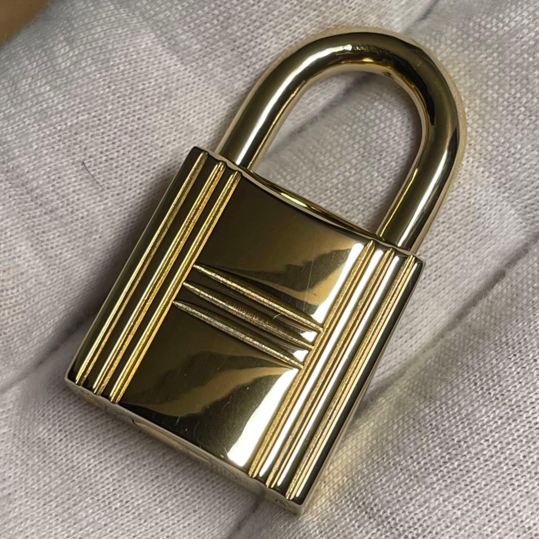 【美品】エルメス K24ゴールドメッキ パドロック カデナ リペア品 107番