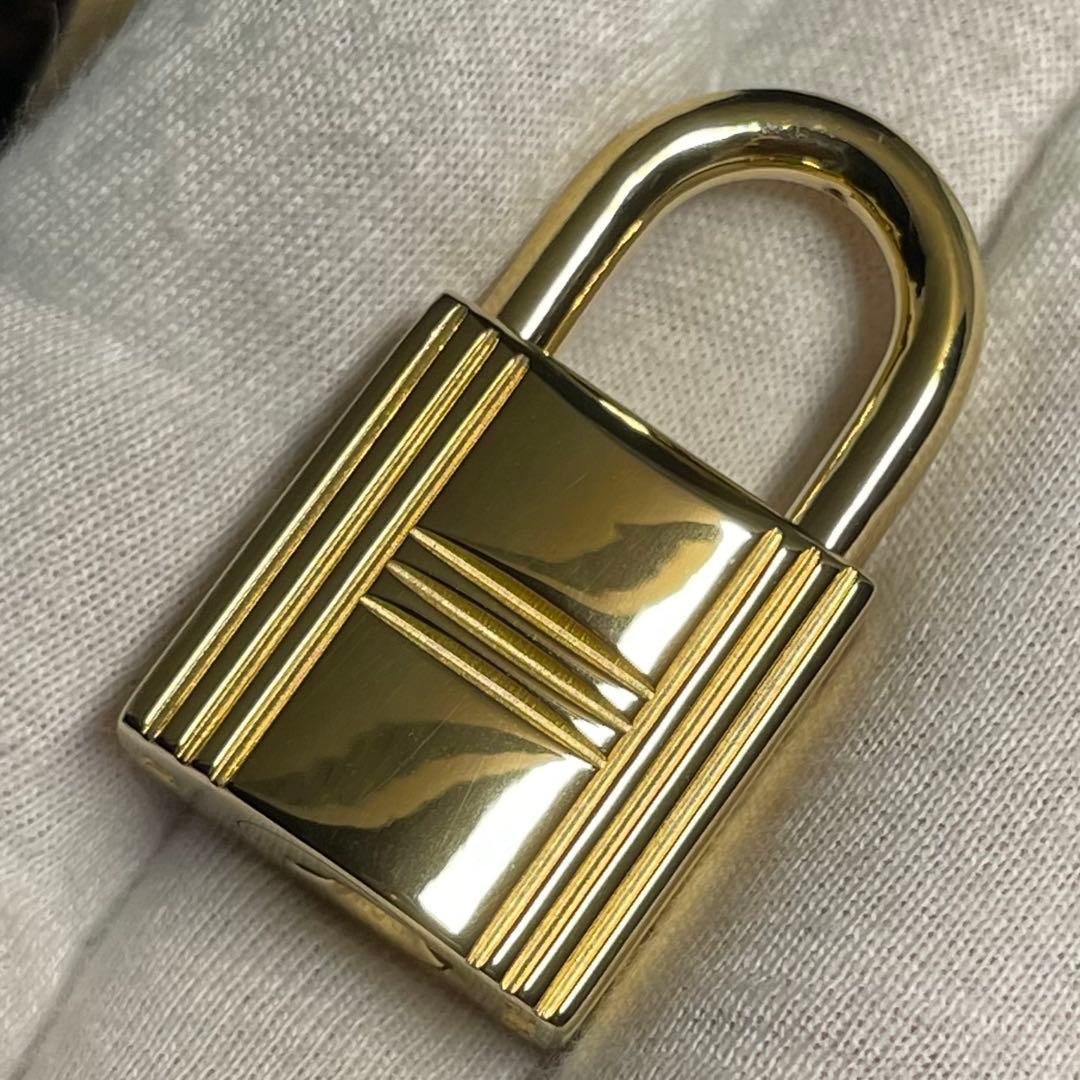 【美品】エルメス K24ゴールドメッキ パドロック カデナ リペア品 107番