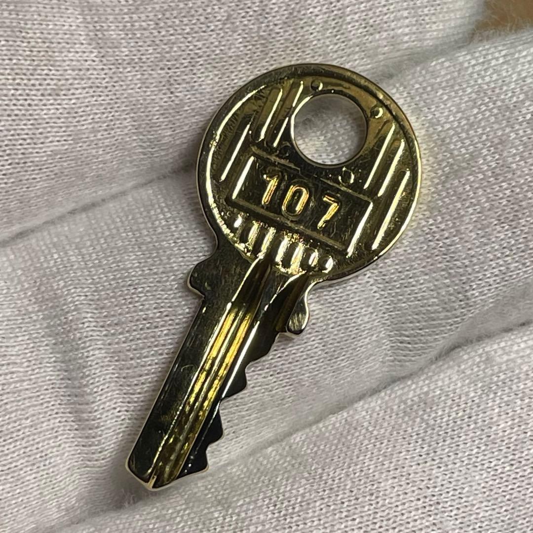 【美品】エルメス K24ゴールドメッキ パドロック カデナ リペア品 107番