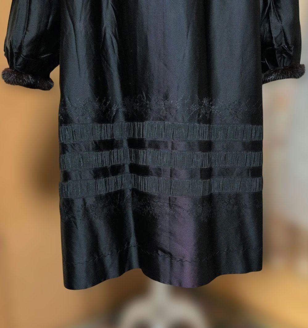 ✨デミバフミンクファー コート 着丈109cm 13号(XL) 逆毛仕立