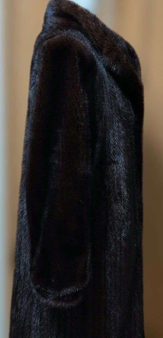 ✨デミバフミンクファー コート 着丈109cm 13号(XL) 逆毛仕立