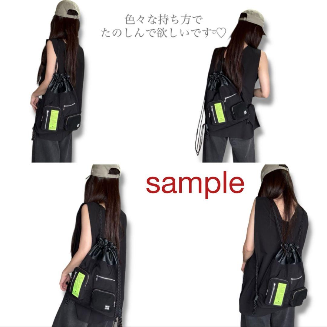 オトナのナップサック／コーデュラブラック