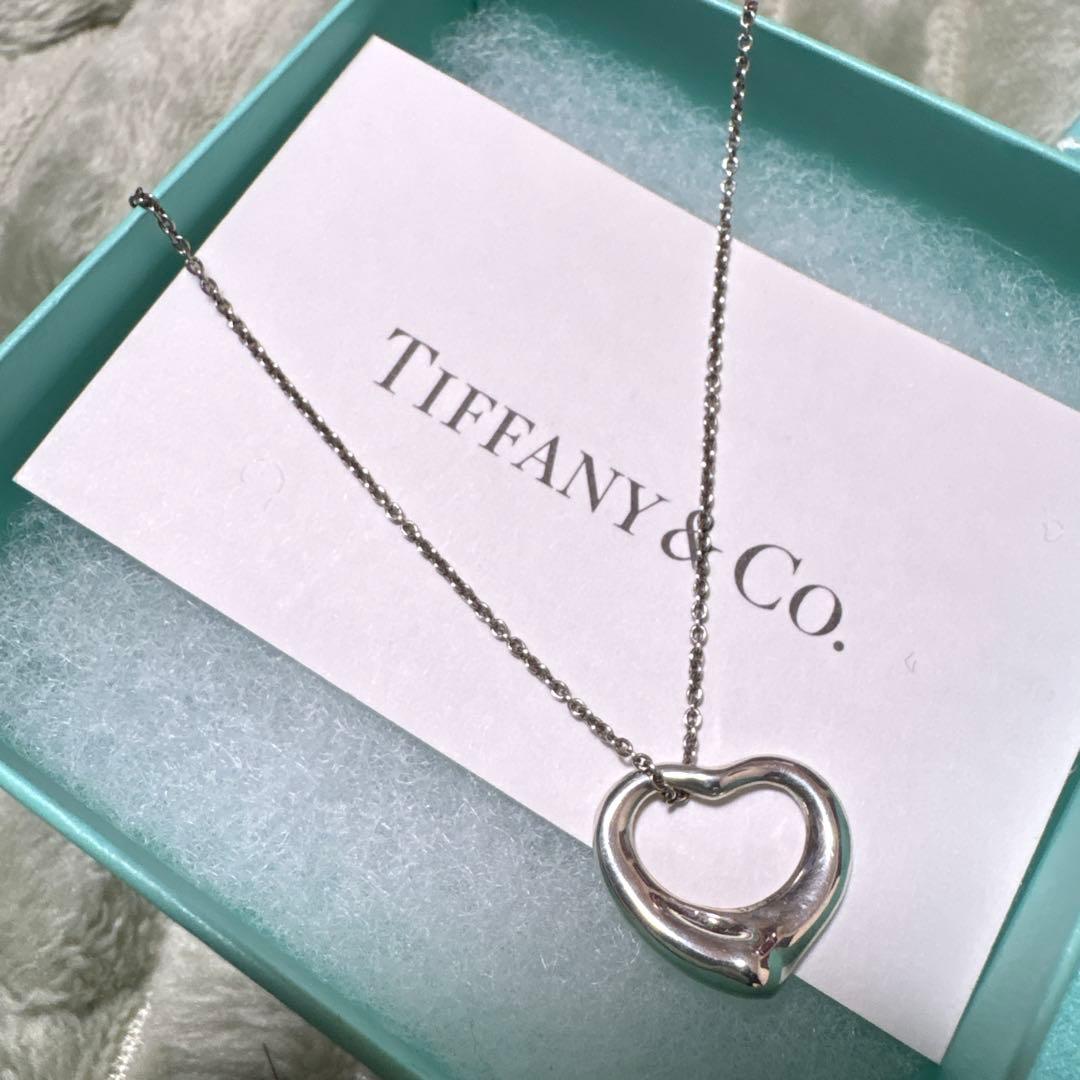 ティファニー　オープンハート　ネックレス　TIFFANY&CO.