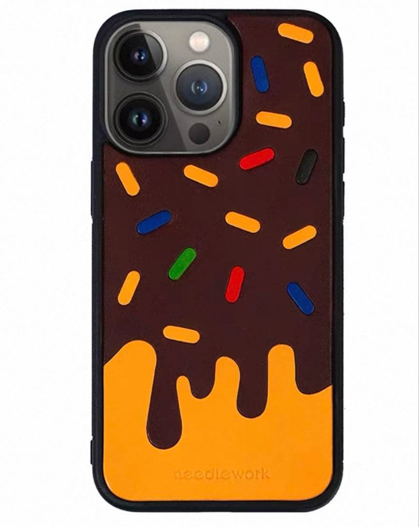 ドーナツデザイン iPhone16ProMaxケースセット　革　新品未使用