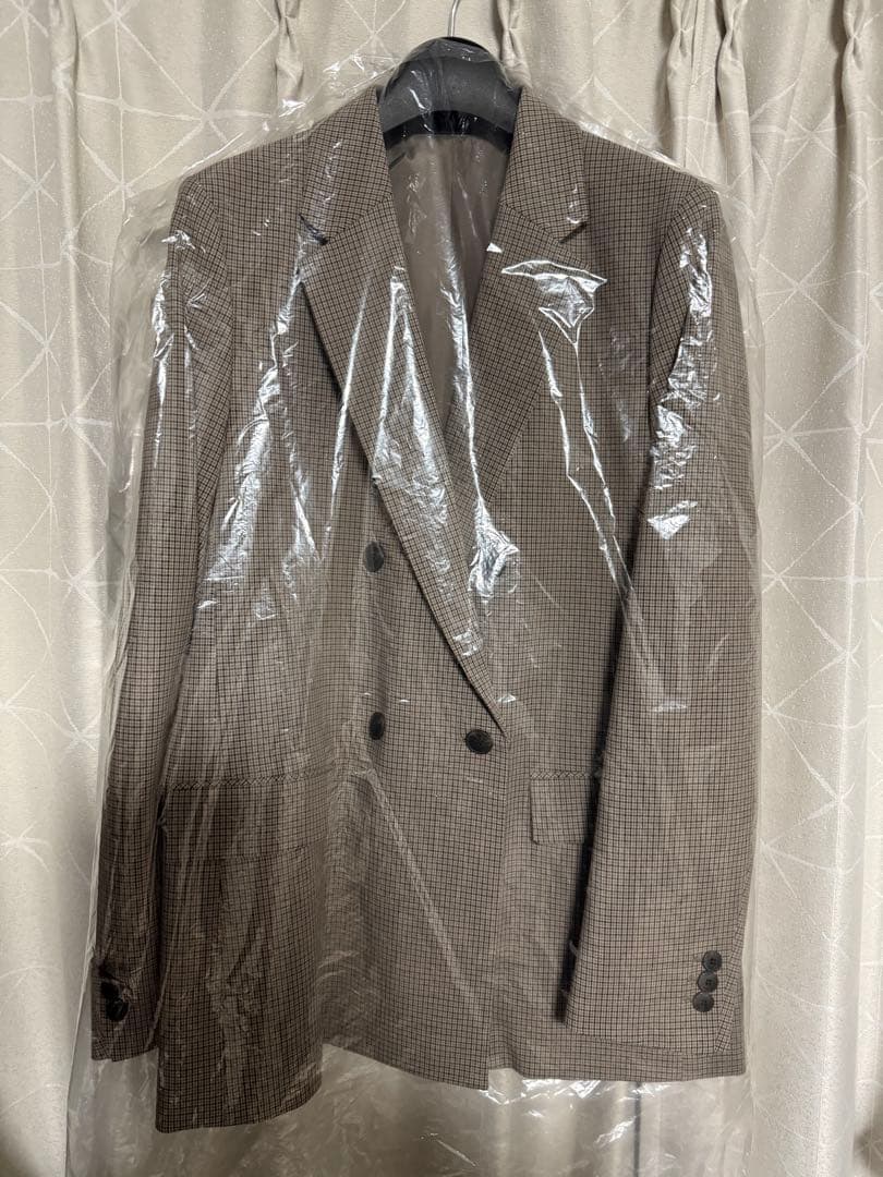 【新品未使用】ダブルジャケット　35 BROWN サイズL
